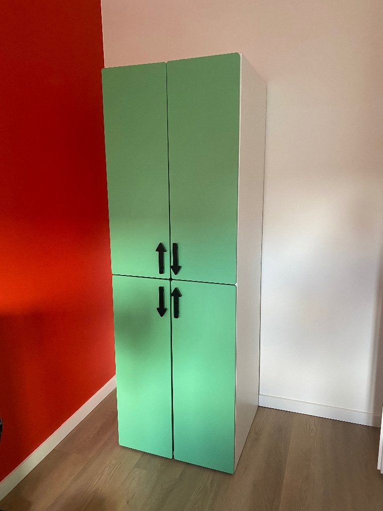 IKEA kledingkast kind (Platsa/Hjalpa/Smastad), Huis en Inrichting, Kasten | Kledingkasten, Ophalen, Met deur(en), 50 tot 100 cm