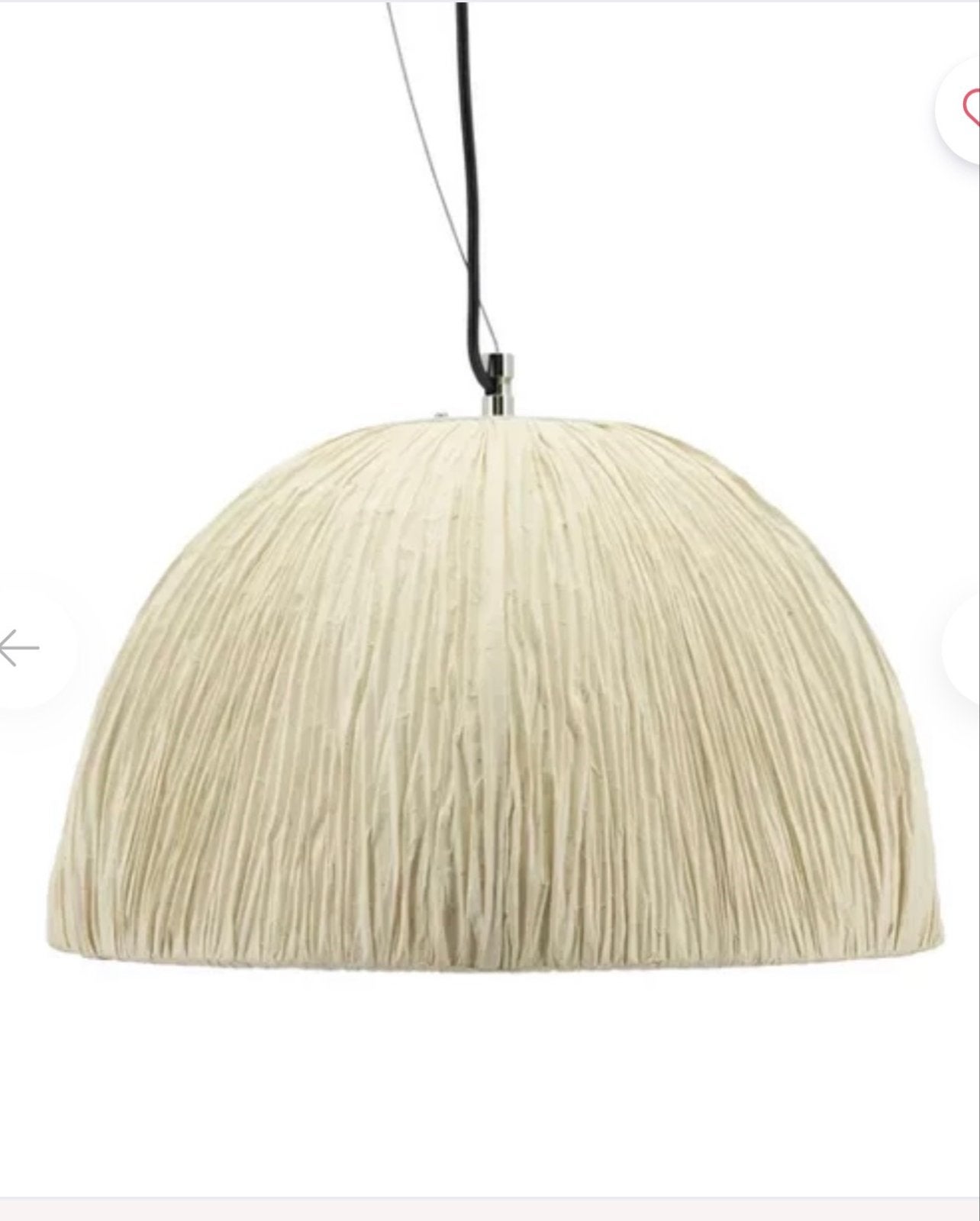 Japandi Stijl Papieren Hanglamp - Nieuw in Doos, Ophalen, Nieuw, Metaal