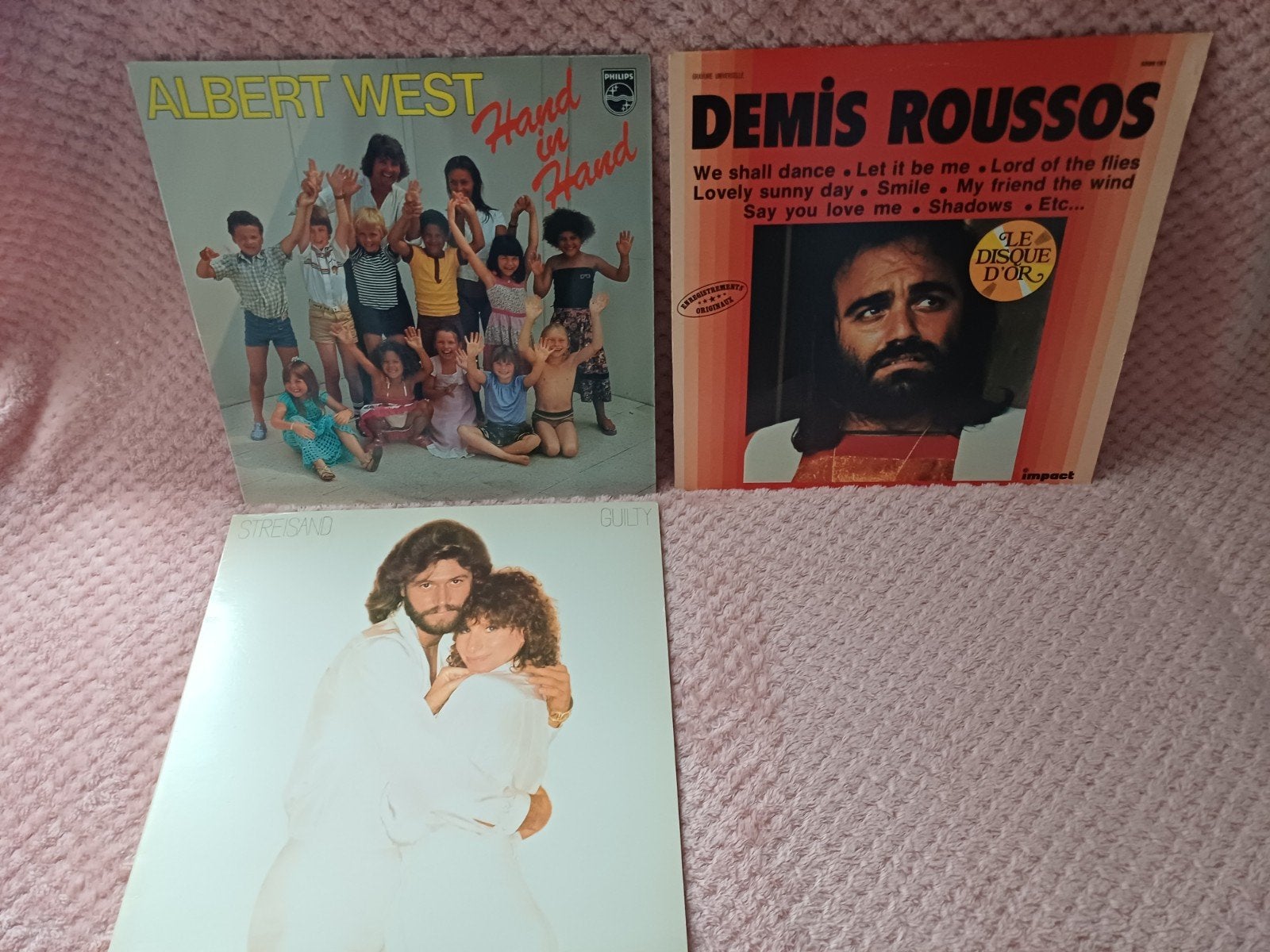 Albert West, Demis Roussos, Barbra Streisand LP's, LP, Gebruikt, Pop, Ophalen of Verzenden