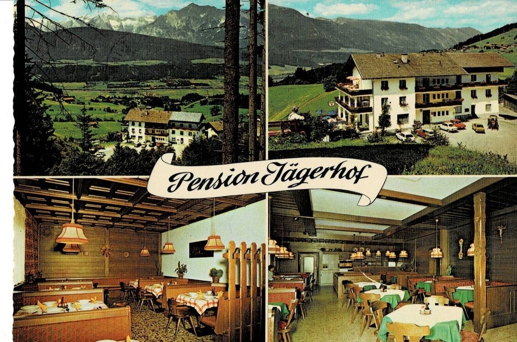 Tirol Pension Jagerhof, Oostenrijk, Ophalen of Verzenden, 1960 tot 1980, Gelopen, Oostenrijk