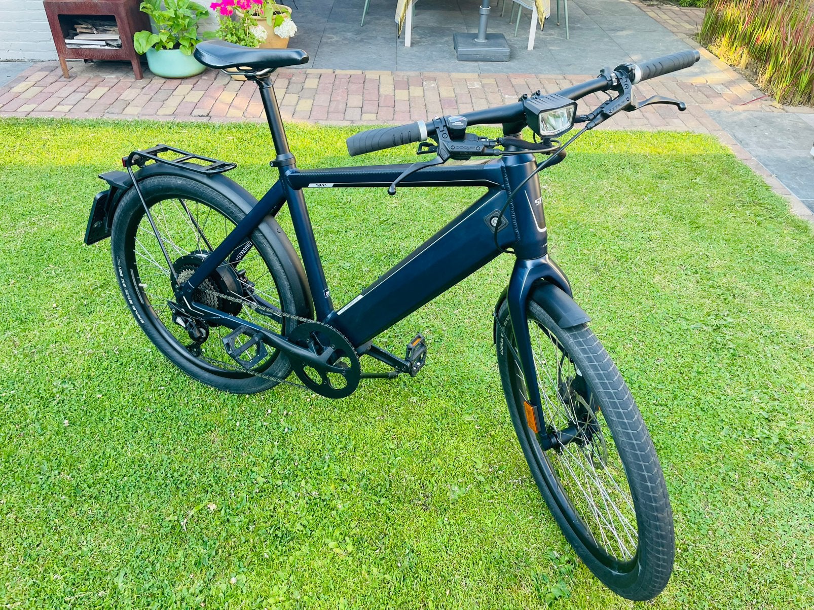 Stromer ST1 X Sport 20” Ocean Blue 814Wh Slechts 1.373 km, 26 inch, 10 tot 15 versnellingen, Zo goed als nieuw, Schijfrem