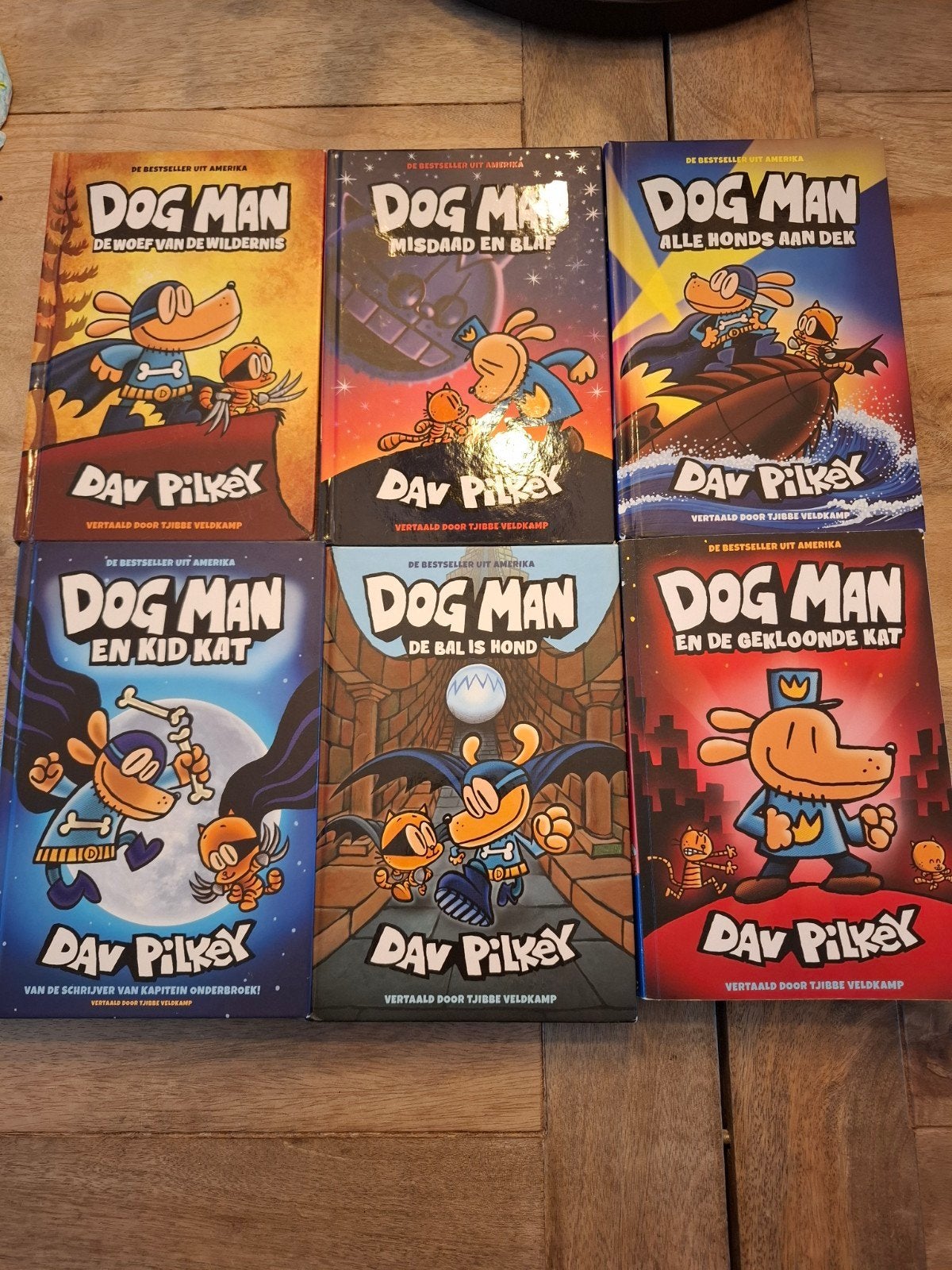 Dog Man boekenreeks - Dav Pilkey (6 delen), Ophalen, Zo goed als nieuw, Dav Pilkey, Fictie algemeen