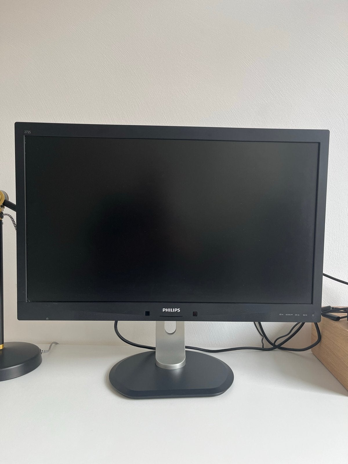 Philips Monitor 272S met AC/DC adapter, Ophalen, Philips, Gebruikt, Full HD