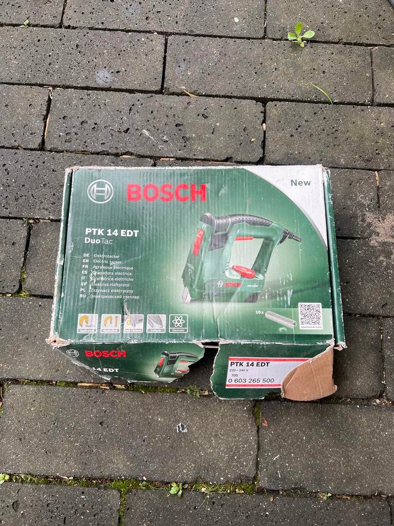 Bosch PTK 14 EDT elektrische nietmachine, Ophalen, Zo goed als nieuw