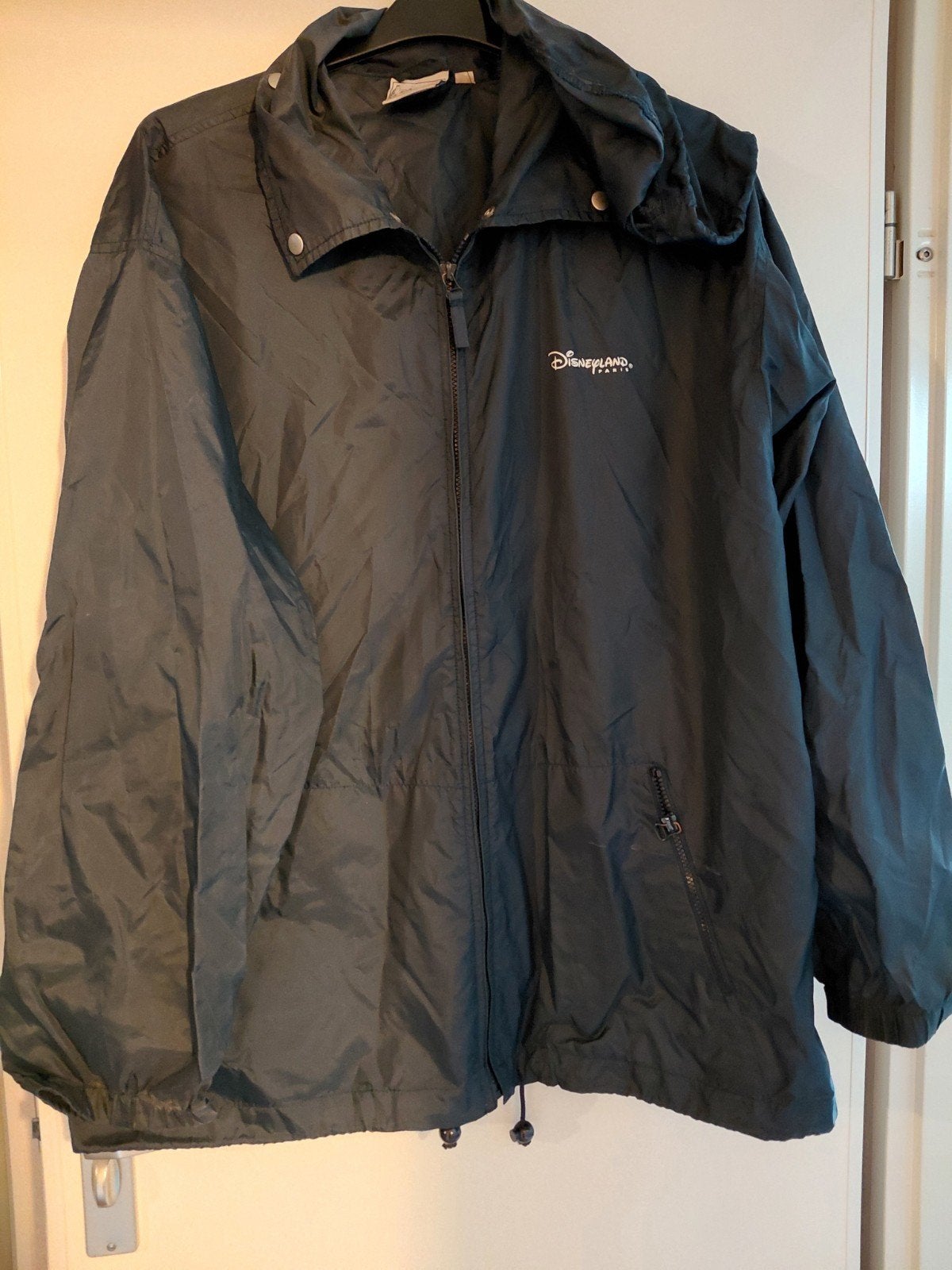 Jas Disneyland Paris met muts Maat XXL gedragen, Ophalen of Verzenden, Gedragen, Blauw, Jas of Mantel