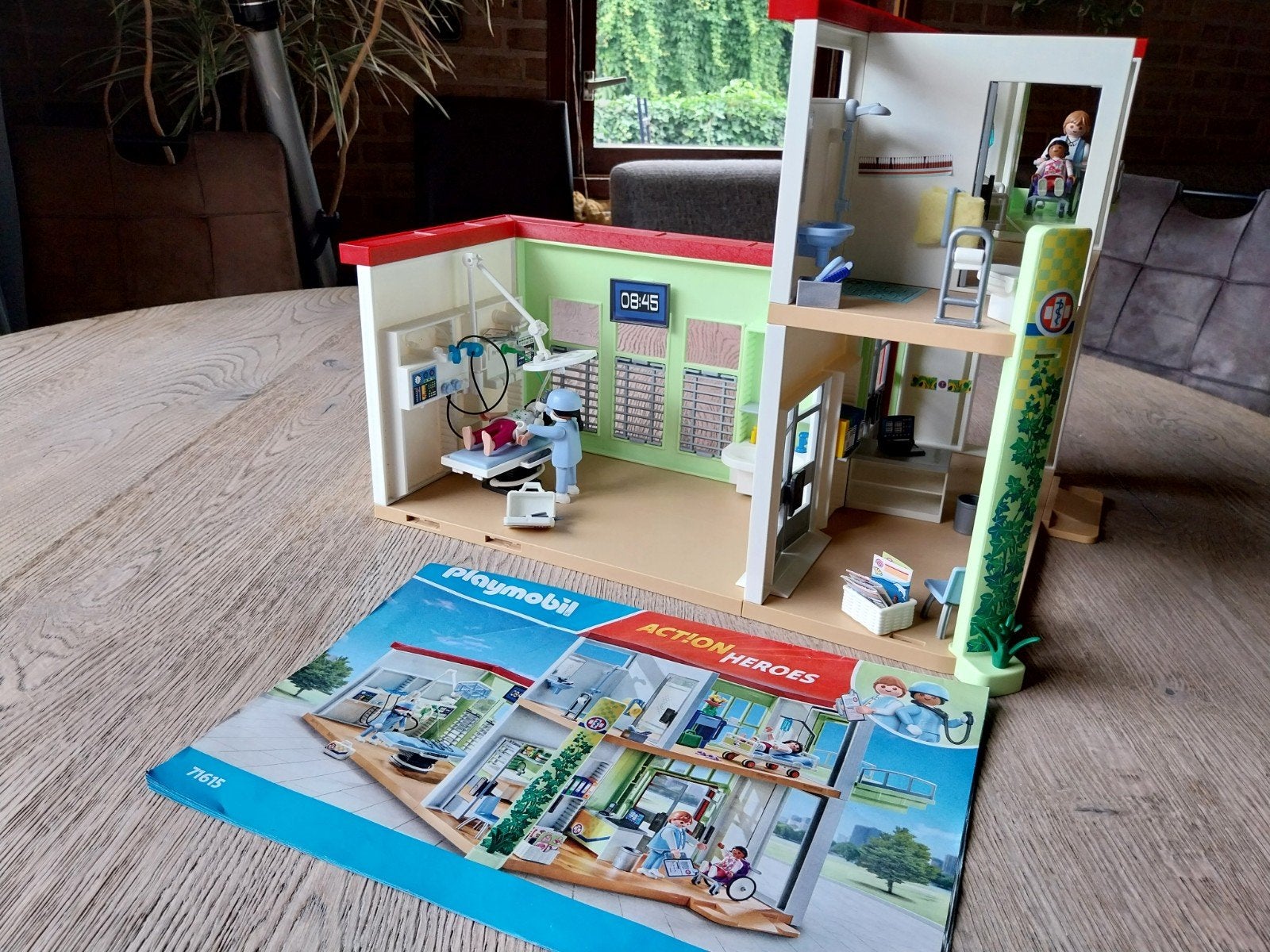 Playmobiel ziekenhuis met boekje, Ophalen, Gebruikt, Gebouw, Losse onderdelen