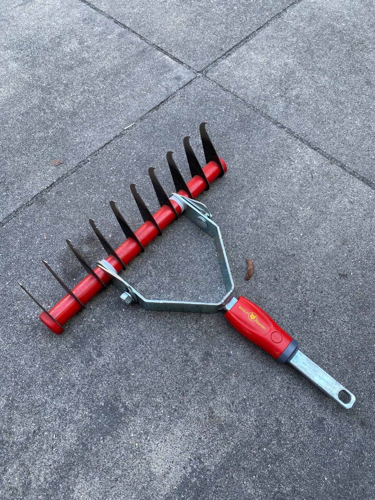 verticuteer hark, Tuin en Terras, Hand-tuingereedschap, Ophalen, Zo goed als nieuw, Hark