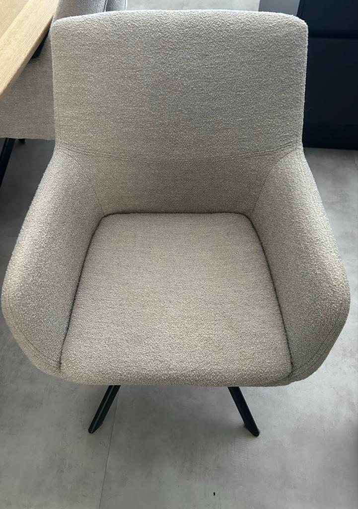 eetkamerstoelen met automatisch terugdraaisysteem, Huis en Inrichting, Ophalen, Zo goed als nieuw, Rechthoekig, 50 tot 100 cm