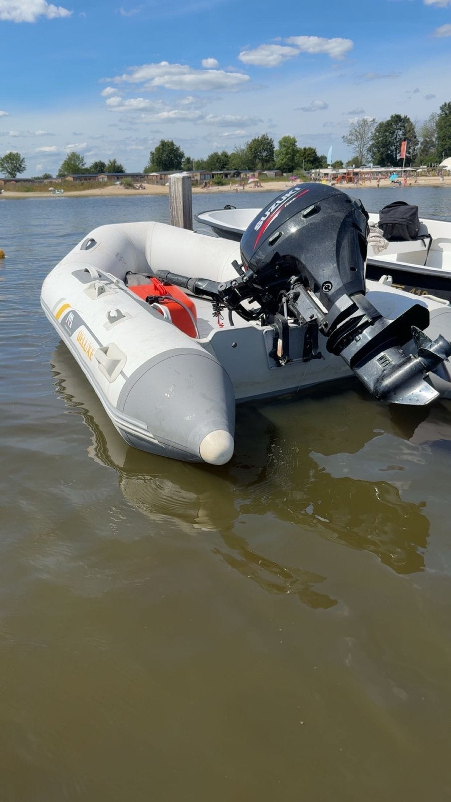 Aqua marina deluxe 296cm met 9.9pk suzuki 2010, Watersport en Boten, Ophalen, Zo goed als nieuw, Overige typen, Motorboot
