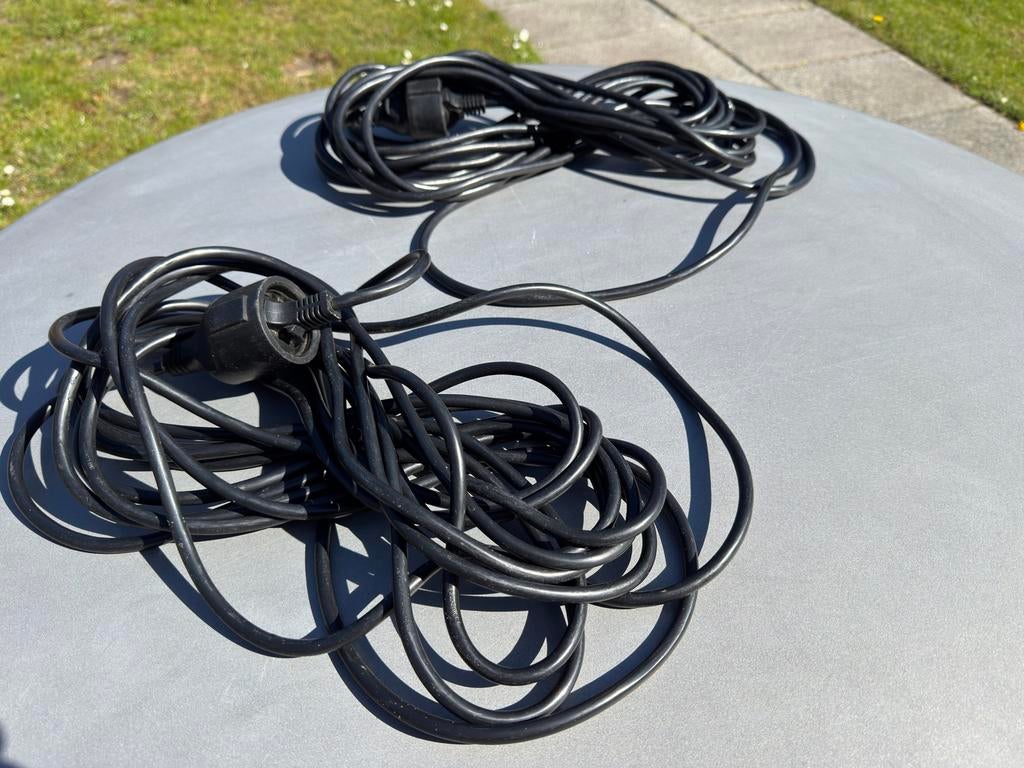 Verlengkabel 230V - 10 meter, Ophalen of Verzenden, Zo goed als nieuw, Kabel of Snoer