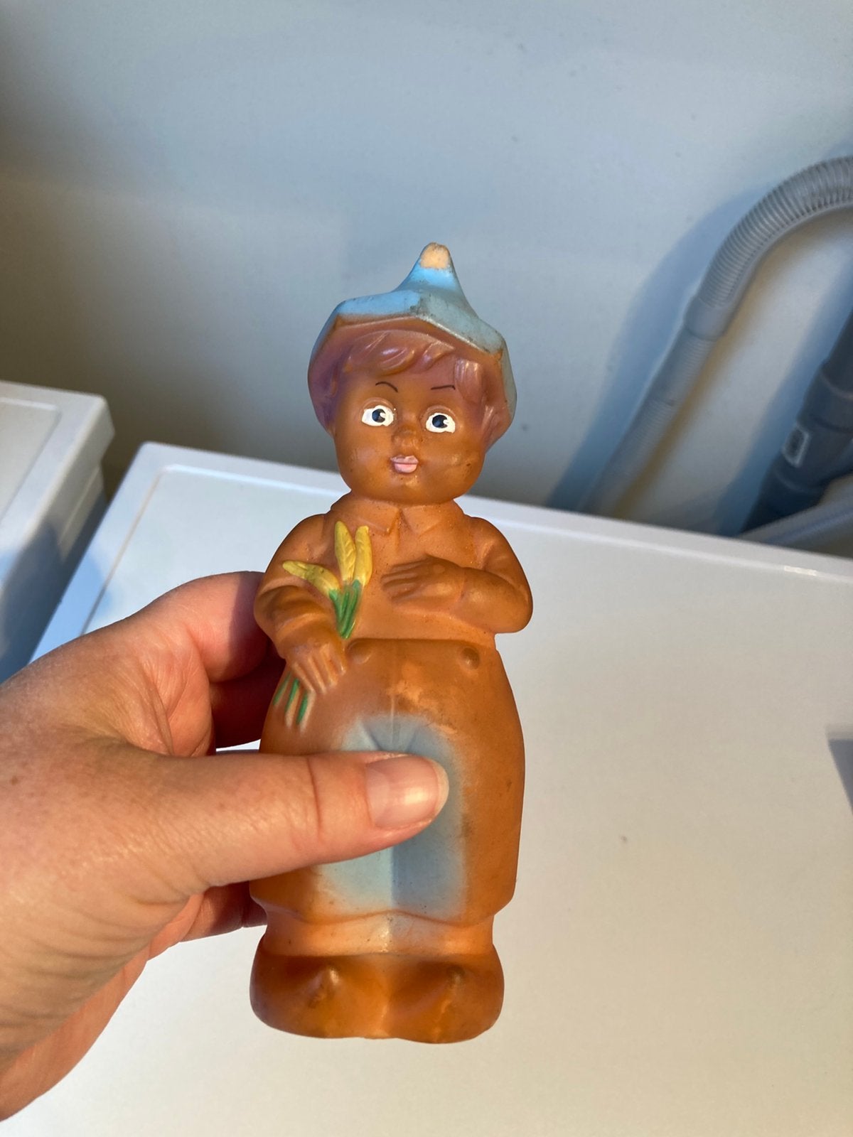 Rubbertoys piep speelgoed, Ophalen of Verzenden, Gebruikt, Beeldje of Figuurtje