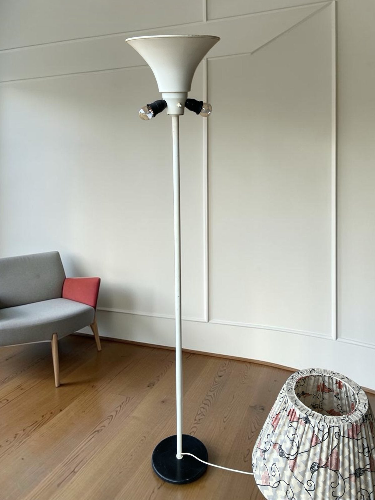 Artiforte vloerlamp 1955-1965 Henk Fillekes  originele kap, Ophalen