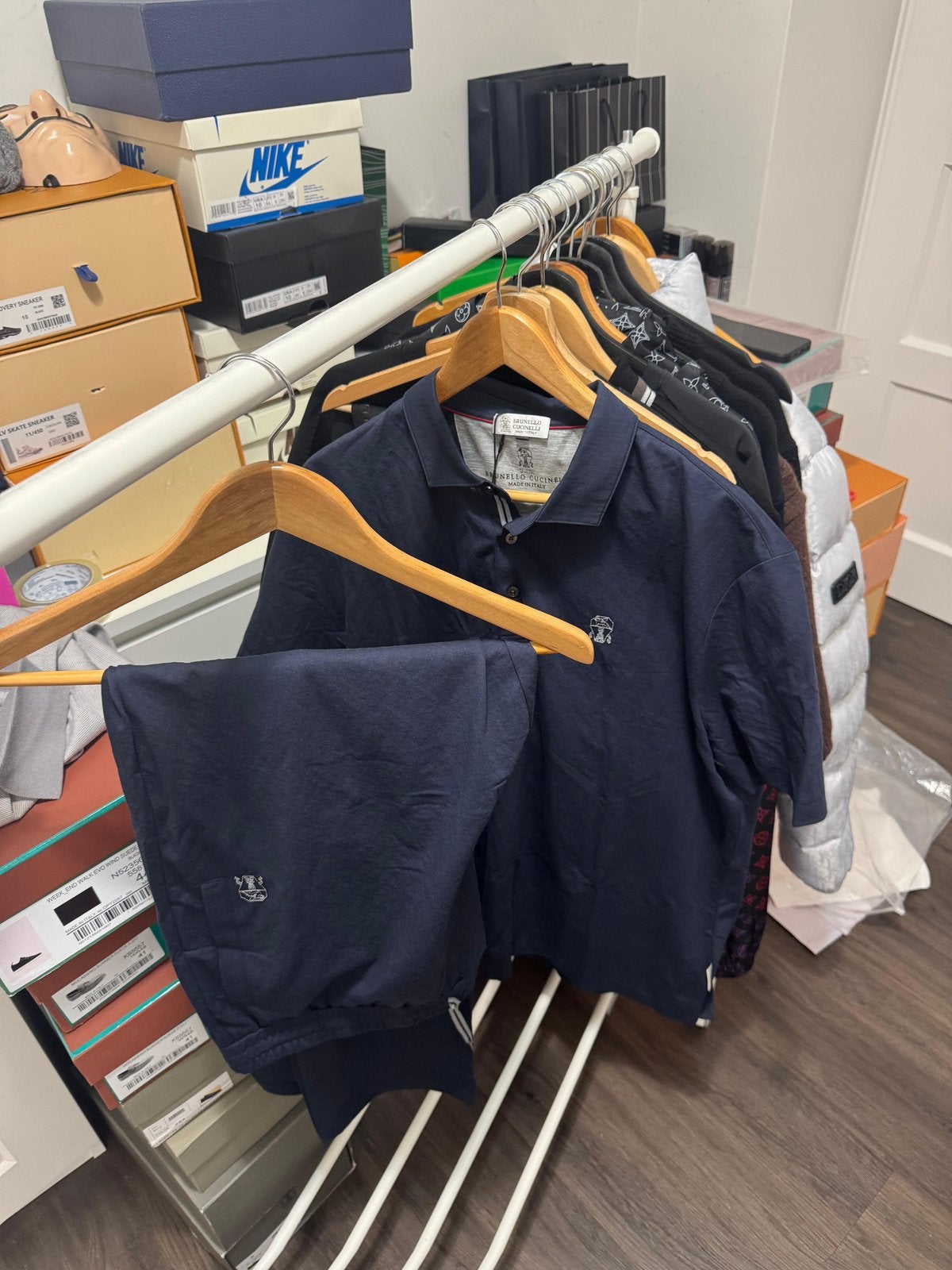 Brunello Cucinelli Set donker blauw, Ophalen of Verzenden, Nieuw