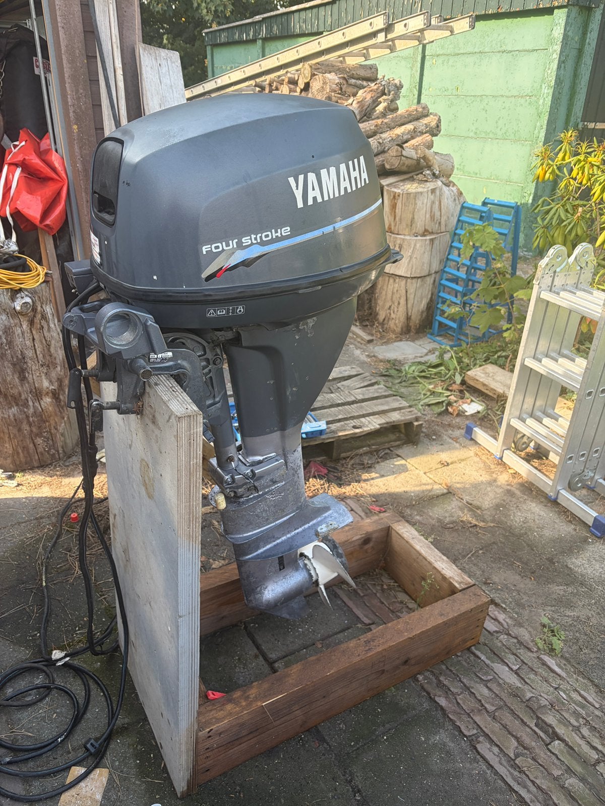 Yamaha 9.9pk High Trust, Ophalen, Gebruikt, 5 tot 10 pk, Elektrische start