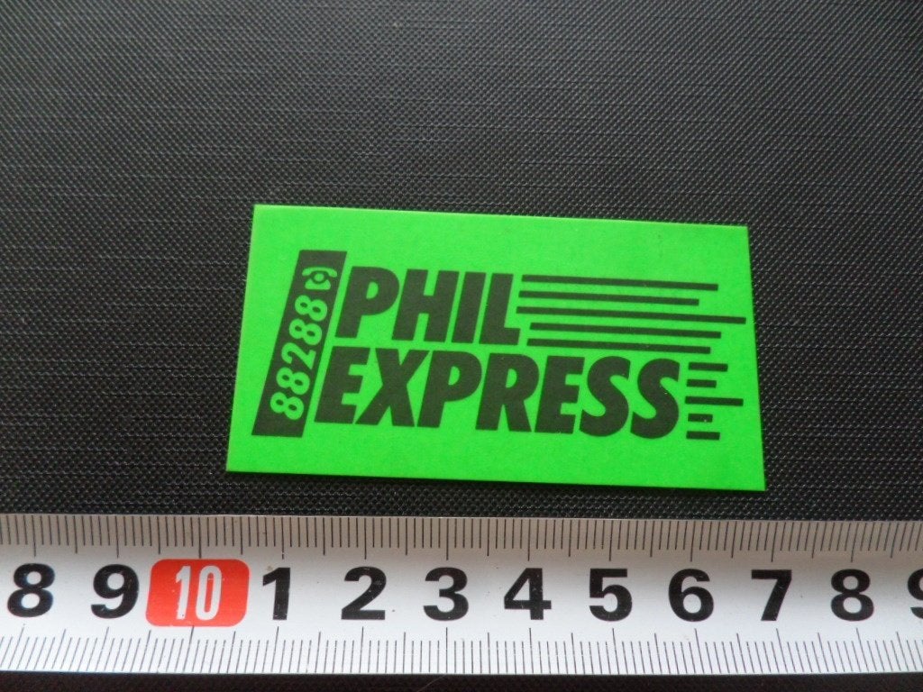 sticker EHV PHILIPS 88288 PHIL EXPRESS   Eindhoven, Verzamelen, Ophalen, Zo goed als nieuw