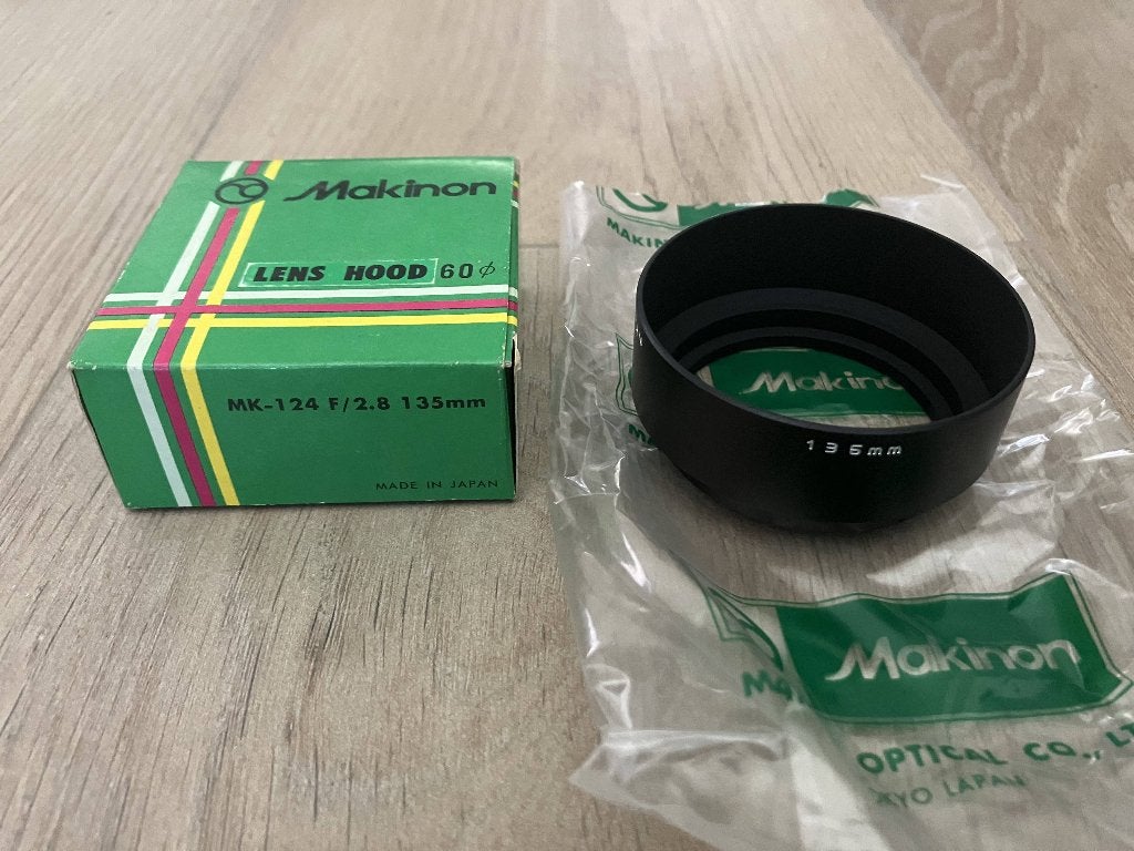 Lenskap Makinon MK-124 F/2.8 135mm - filtermaat 60mm, Ophalen of Verzenden, Nieuw, Telelens