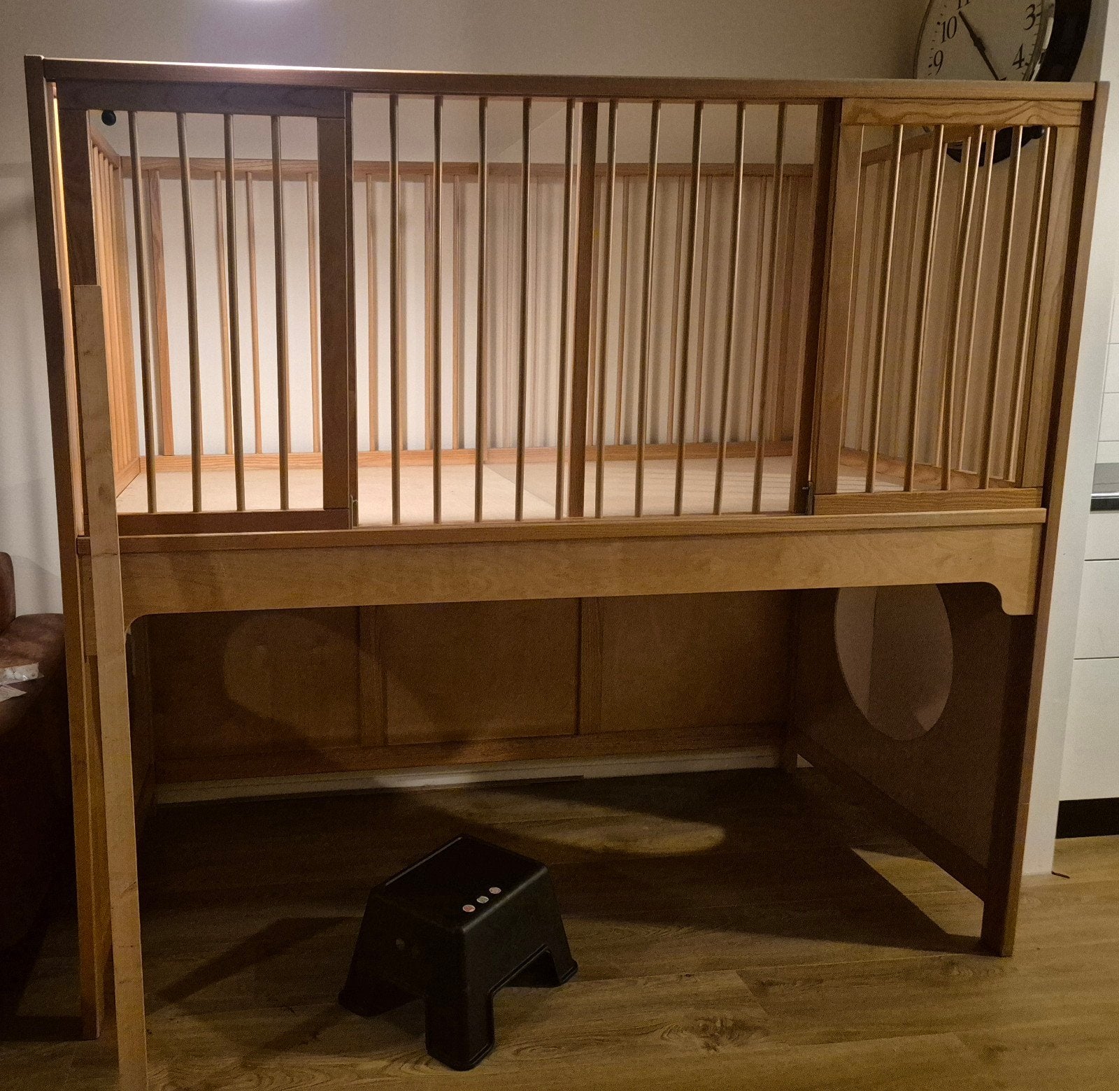 BIJNA GRATIS! Schilte Duobox tweelingbox met speelruimte, Kinderen en Baby's, Ophalen, Gebruikt, Rechthoekig
