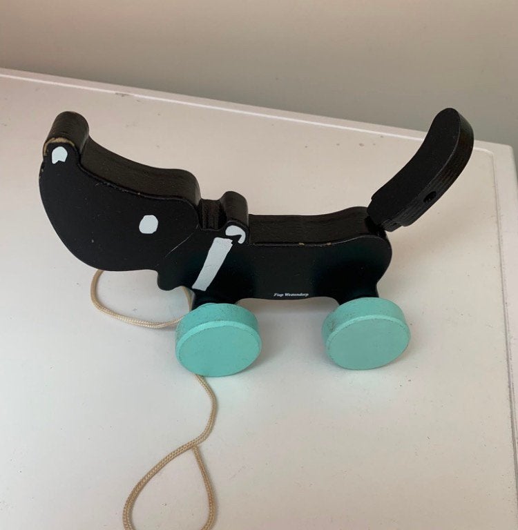 Takkie houten loophondje, Ophalen of Verzenden, Gebruikt