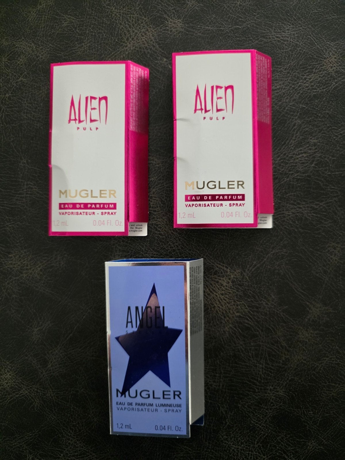 3 samples/proefjes van Thierry Mugler, Sieraden, Tassen en Uiterlijk, Uiterlijk | Parfum, Nieuw, Ophalen of Verzenden