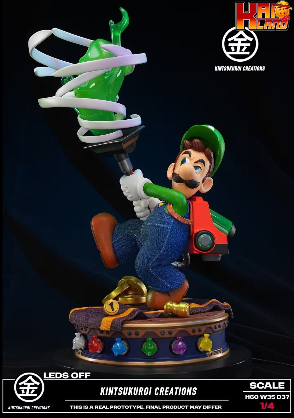 Kintsukuroi luigi mansion 3 statue 36/40 limited statue, 1 speler, Nieuw, Vanaf 7 jaar, Ophalen