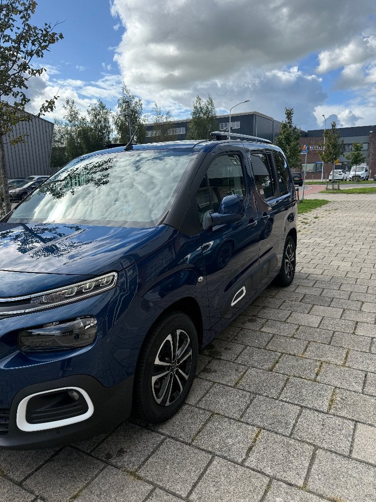 Citroën Berlingo 1.2 Puretech 110pk S&S 2020 Blauw, Voorwielaandrijving, Stof, Beige, 1199 cc