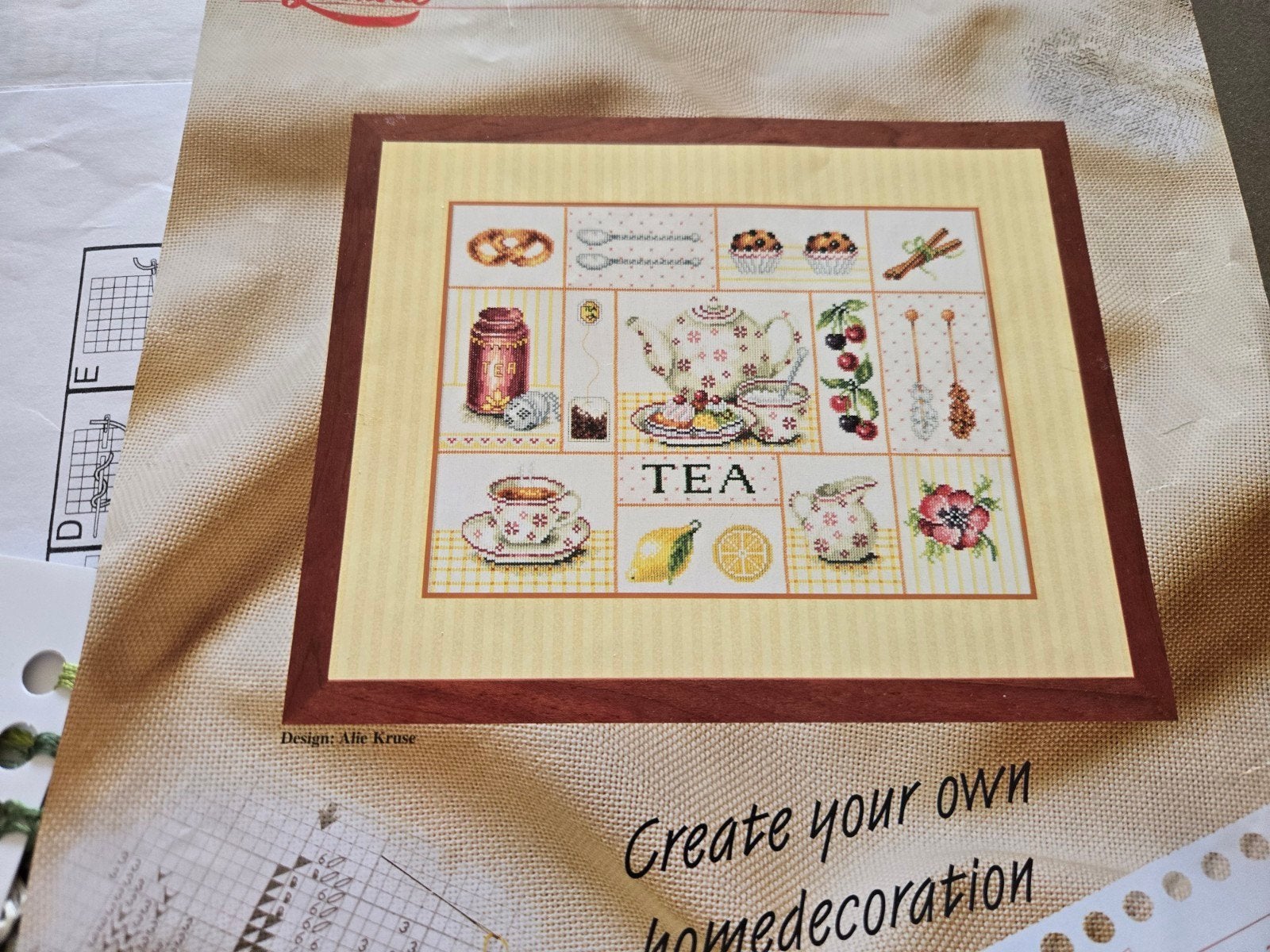 Lanarte patroon Tea Party met restgaren, Ophalen of Verzenden, Nieuw, Patroon