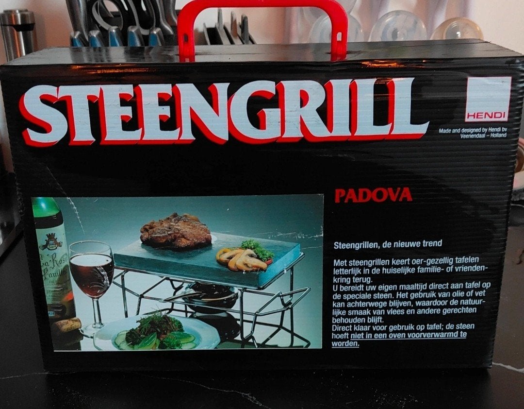 Hendi Padova Steengrill - Gezellig tafelen, Verzenden, Nieuw, Minder dan 4 personen