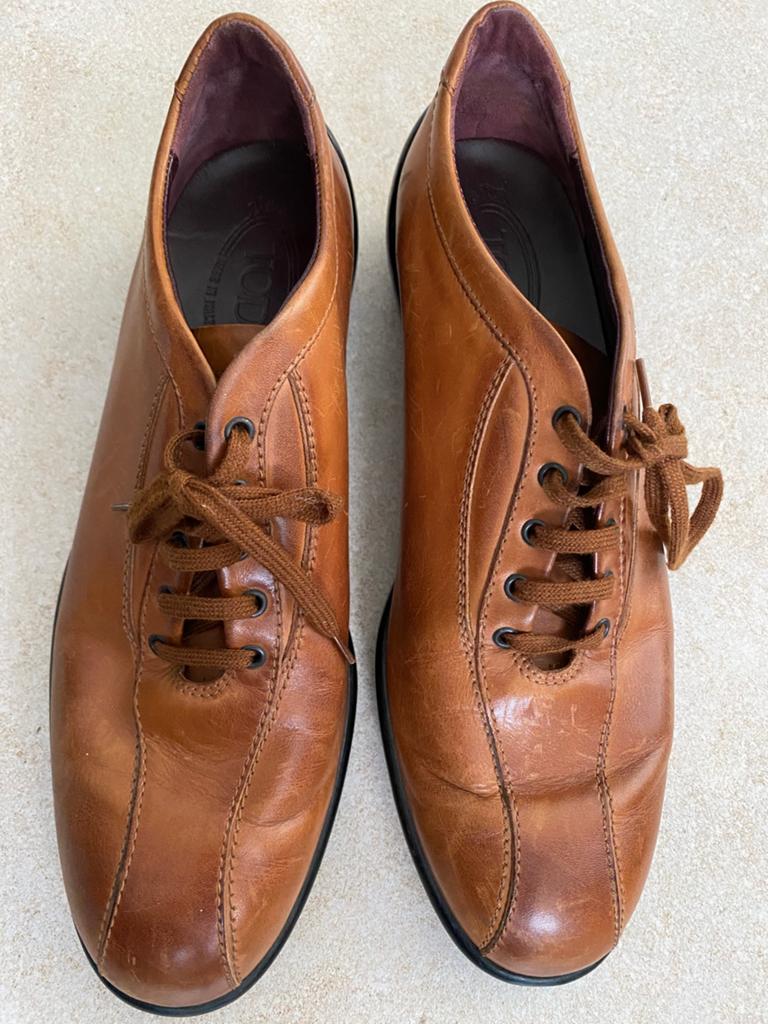 TOD’S schoenen maat 39, Kleding | Dames, Schoenen, Bruin, Overige typen, Ophalen of Verzenden, Gedragen