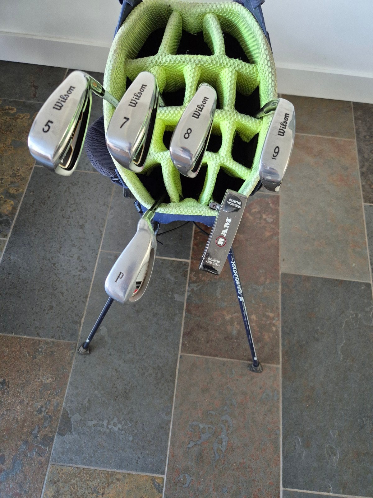 Wilson heren 1,2 inch verlengde golfset met gratis golftas, Sport en Fitness, Ophalen of Verzenden, Gebruikt, Set