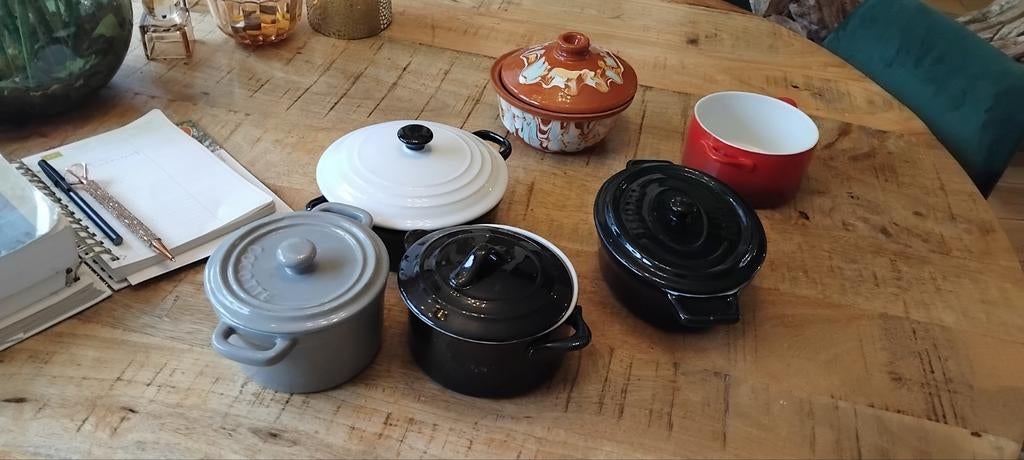 Mini cocottes in verschillende kleuren, Ophalen of Verzenden