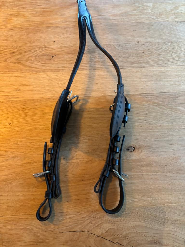 Oogkleppen met bakstukken, iDEAL nieuw, maat full, Dieren en Toebehoren, Paarden en Pony's | Hoofdstellen en Tuigage, Ophalen of Verzenden