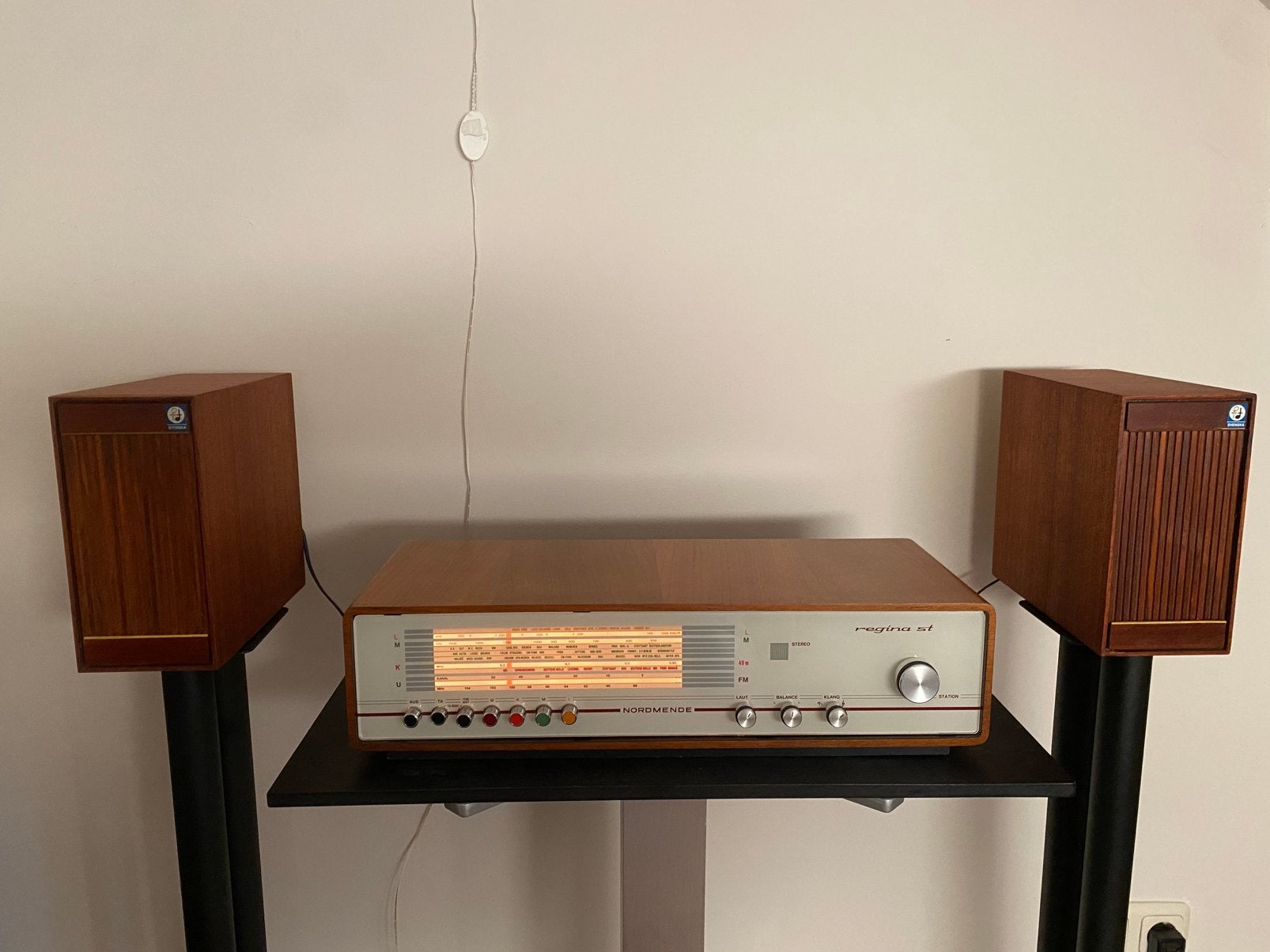 Vintage 60's Receiver/Speakers+stands+Audiomeubel, Losse componenten, Zo goed als nieuw, Tuner of Radio, Ophalen