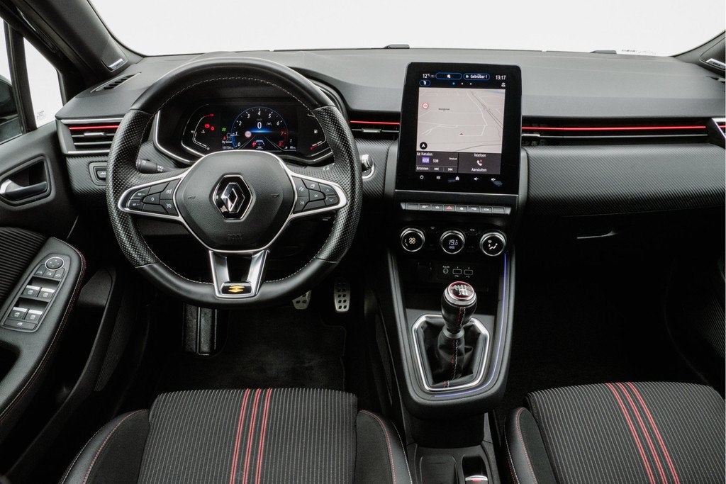 Renault Clio 1.0 TCE R.S. Line Sportstoelen/ Bose/ Camera/ F, Voorwielaandrijving, Gebruikt, Met garantie (alle), Parkeersensor