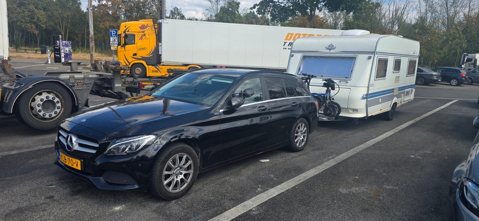 Mercedes-Benz C-Klasse C220 CDI 2.1 125KW A7 Estate 2014, Auto's, Automaat, 1800 kg, Zwart, 4 cilinders