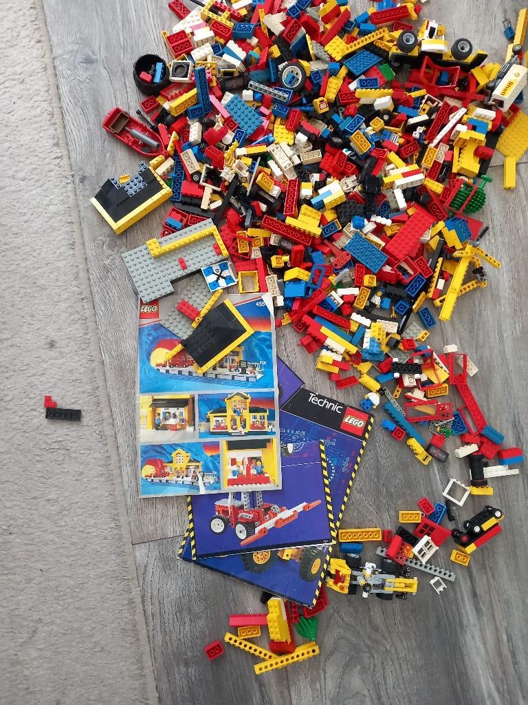 Lego partij van de rond 11 kilo met station 4554, Ophalen of Verzenden, Gebruikt, Lego