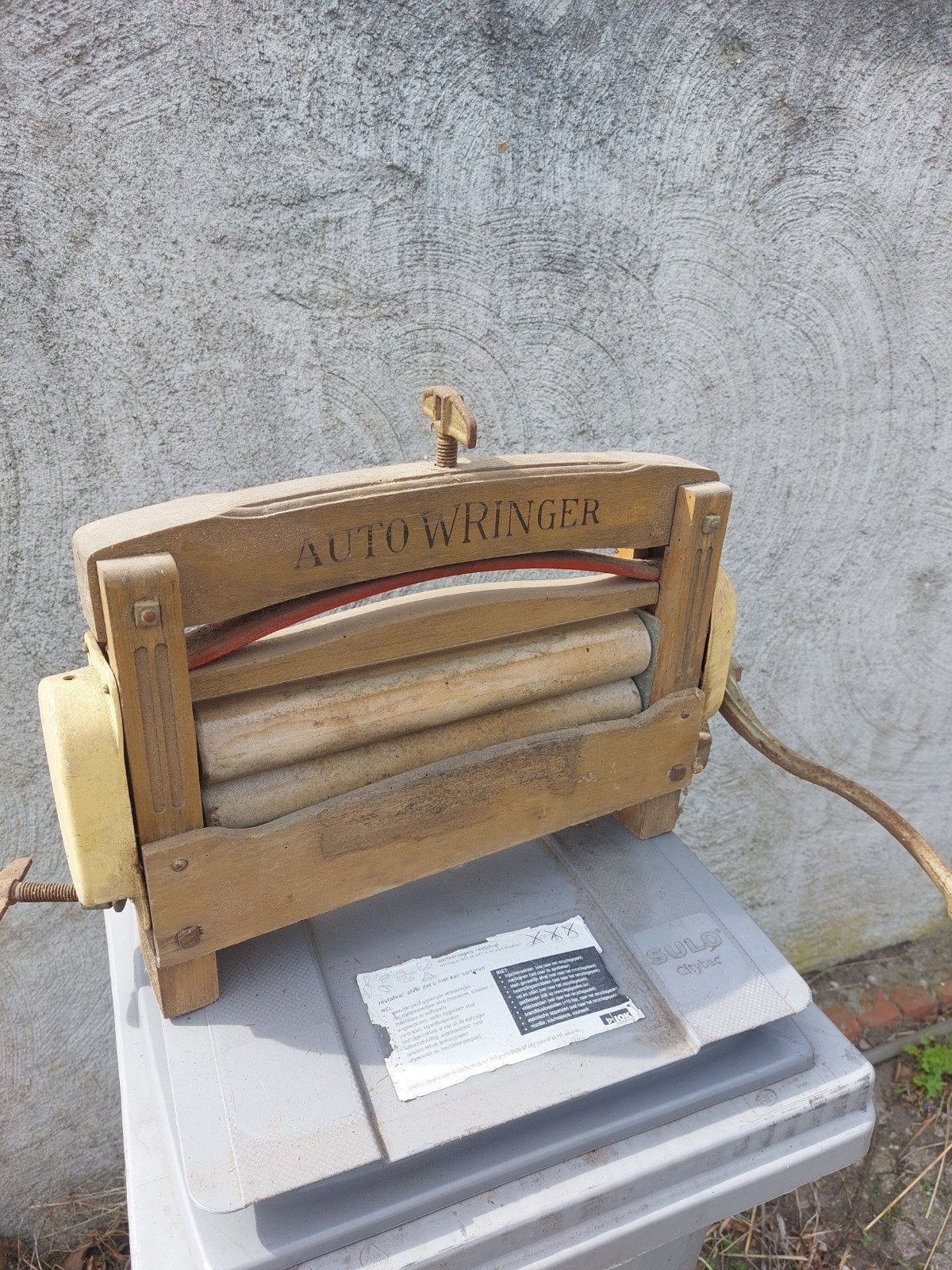 Antieke Auto Wringer - Vintage Waswringer, Ophalen of Verzenden, Gebruikt
