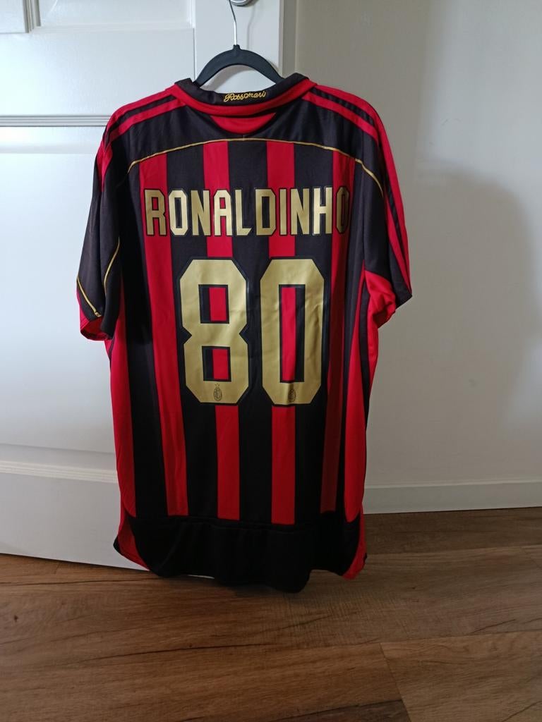 Voetbalshirt Ronaldinho AC Milan Maat XL, Maat XL, Ophalen of Verzenden, Nieuw, Shirt