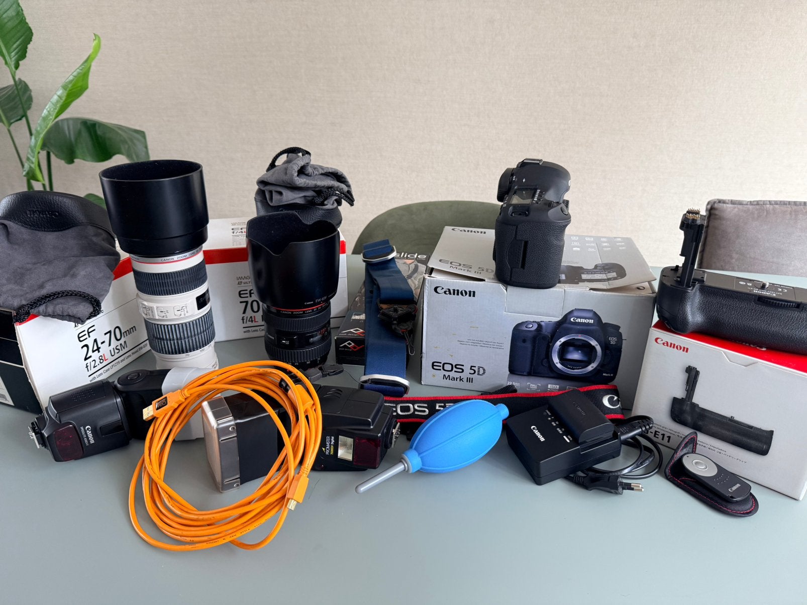 Canon eos 5D mark lll met alle toebehoren., Ophalen, Zo goed als nieuw