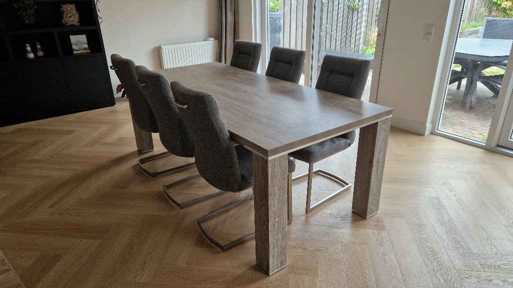 Meubelset, Ophalen, Gebruikt, Modern, 6 tot 8 stoelen