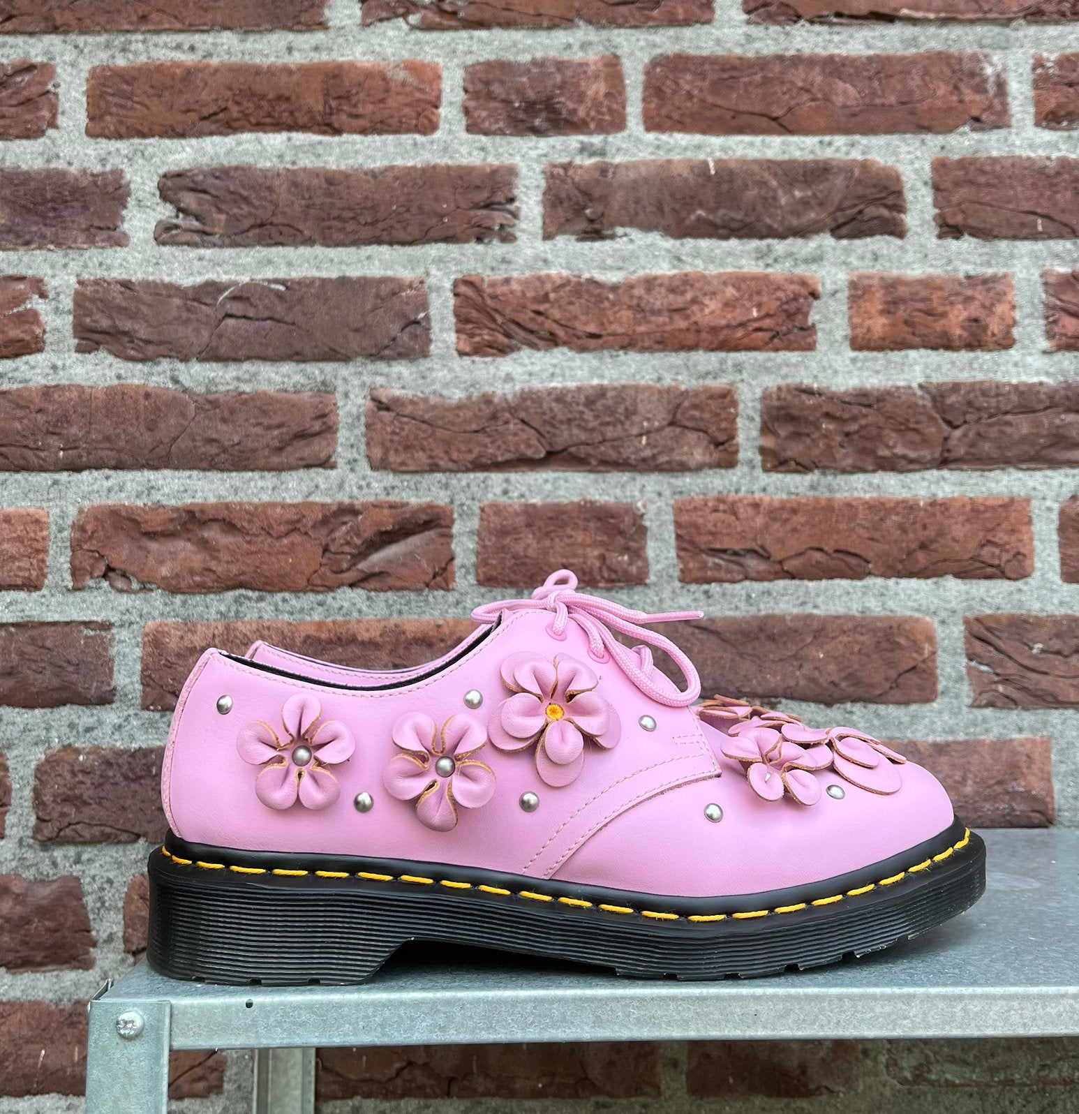 Dr. Martens 1461 3D Flower maat 40, Dr. Martens, -, -, Lage of Enkellaarzen