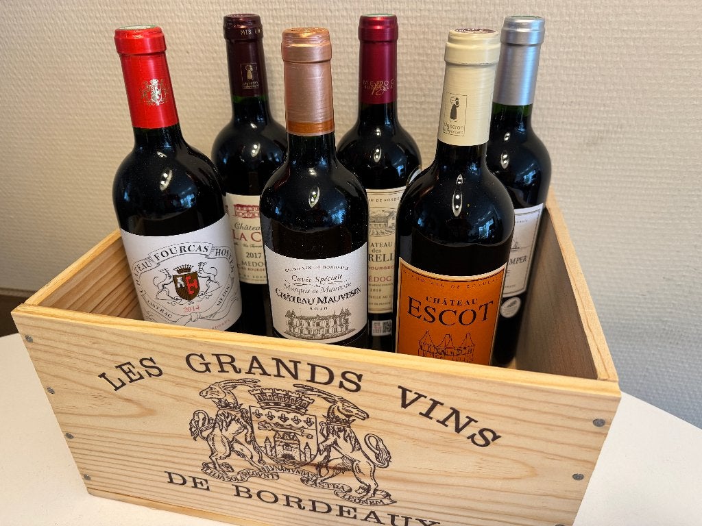 Exclusieve collectie Médoc en Moulis-en-Médoc wijnen, Ophalen, Frankrijk, Nieuw, Rode wijn