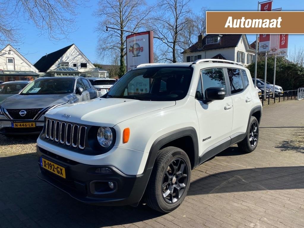 Jeep RENEGADE 1.4 MultiAir Limited AWD / NAVI / STOEL+STUUR, Auto's, Automaat, Gebruikt, Euro 6, 4 cilinders