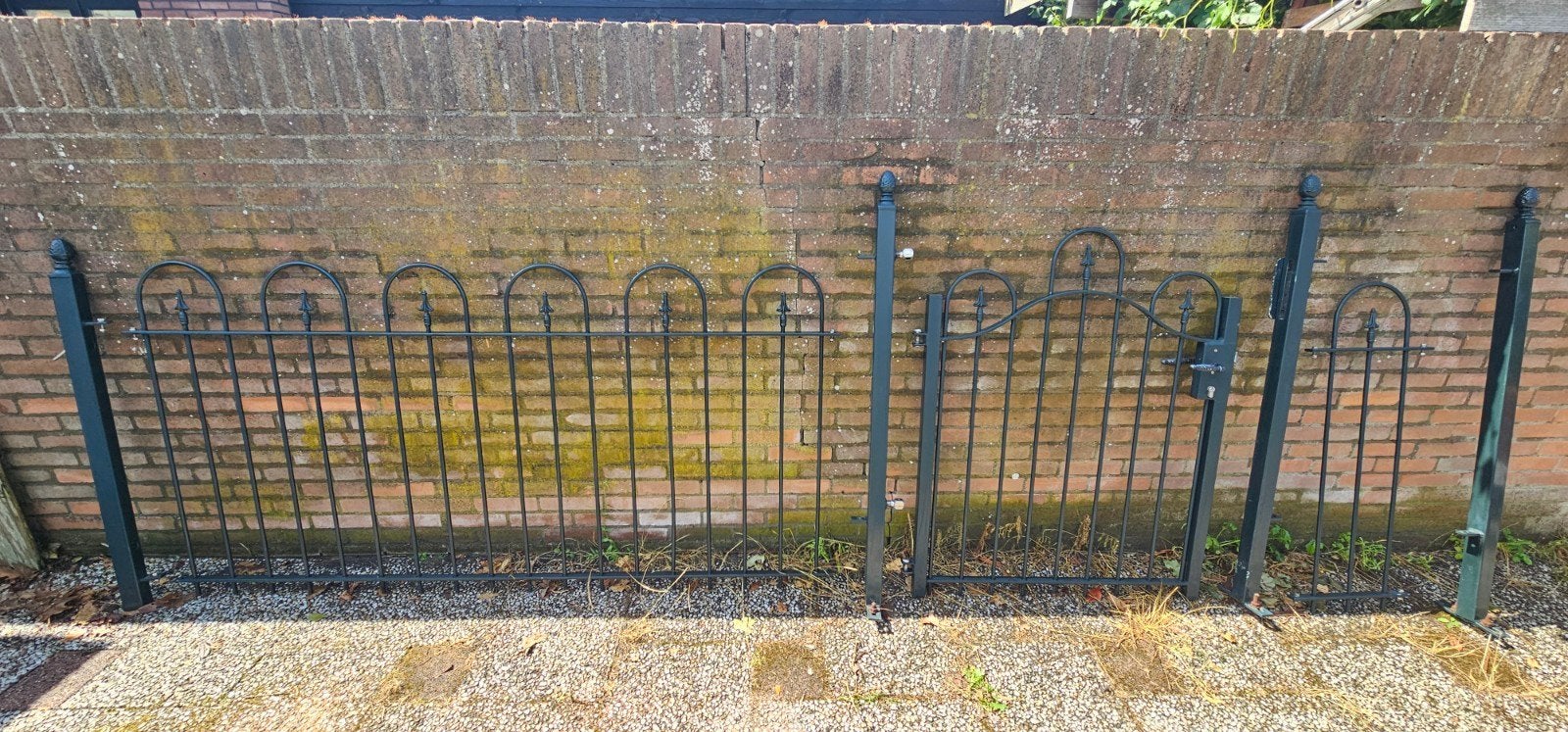 mooi sierhek, Tuin en Terras, Tuinhekken en Hekwerk, Ophalen, Met poort, Gebruikt, Sierhekwerk