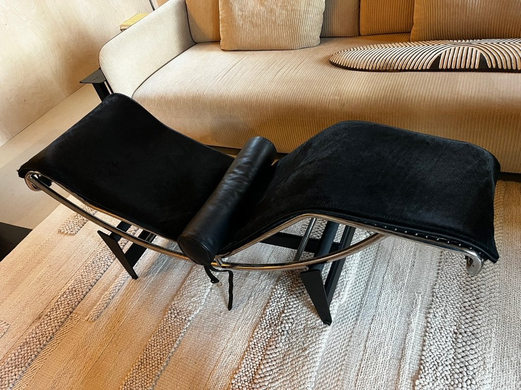 Corbusier LC4 pony chaise longue, Ophalen, Eenpersoons, Zo goed als nieuw, Minder dan 150 cm