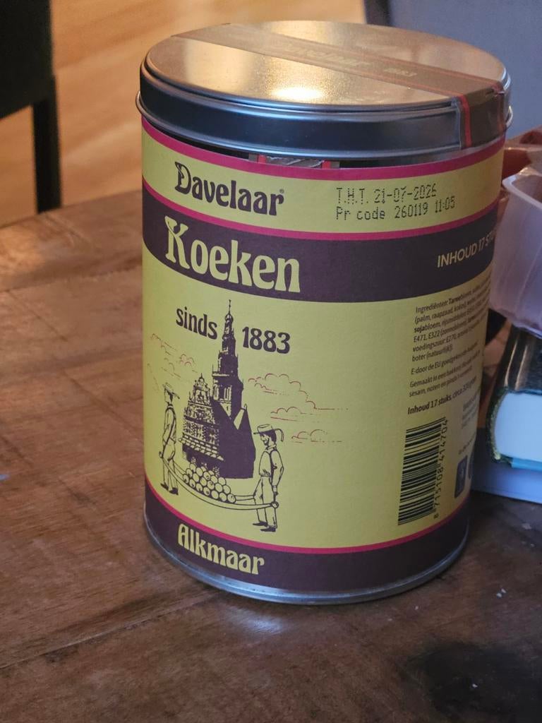 Koekblik, Verzamelen, Blikken, Ophalen of Verzenden, Zo goed als nieuw, Beschuit, Droste