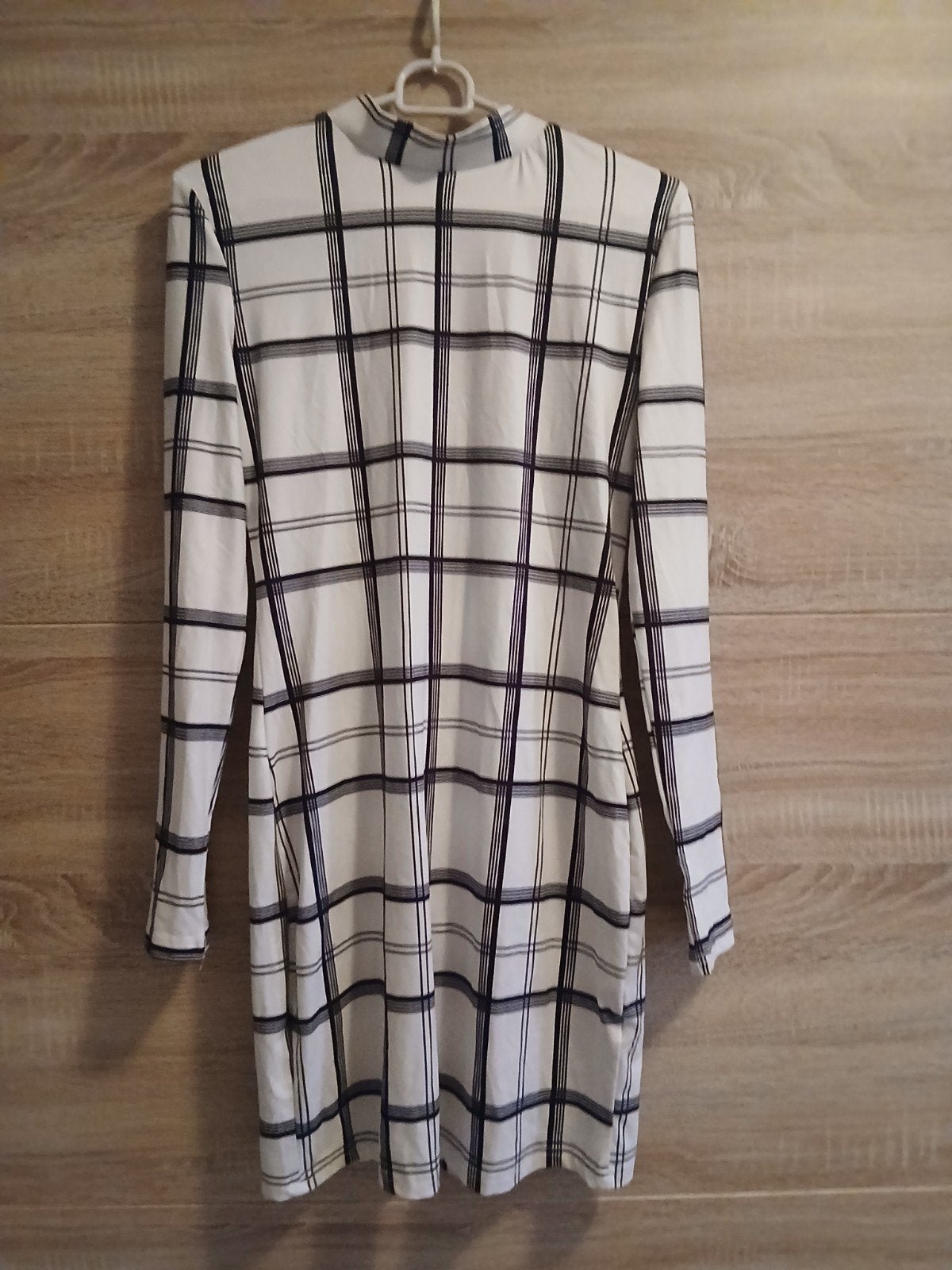 Geruit jurkje SHEIN maat S lange mouwen, Kleding | Dames, Overige kleuren, Verzenden, Zo goed als nieuw, SHEIN