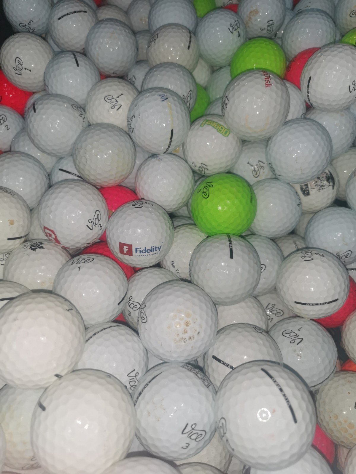Vice pro golfballen 50 stuks, Ophalen of Verzenden, Bal(len)