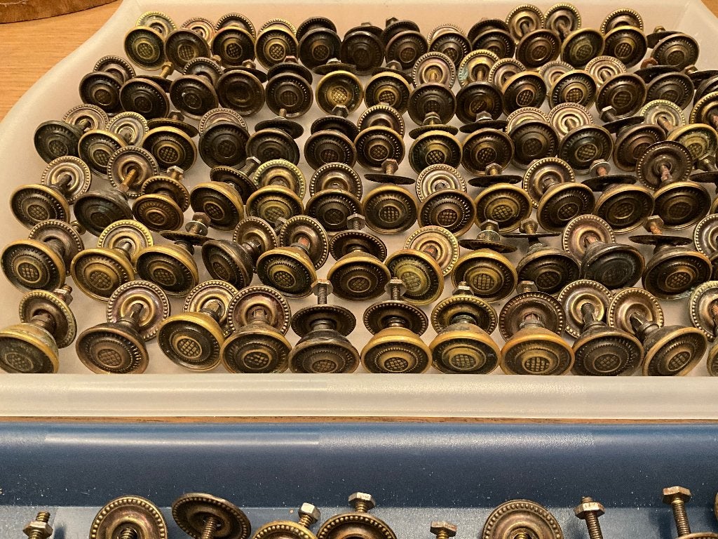 Kast / laden knopjes. brons, Ophalen of Verzenden, Gebruikt