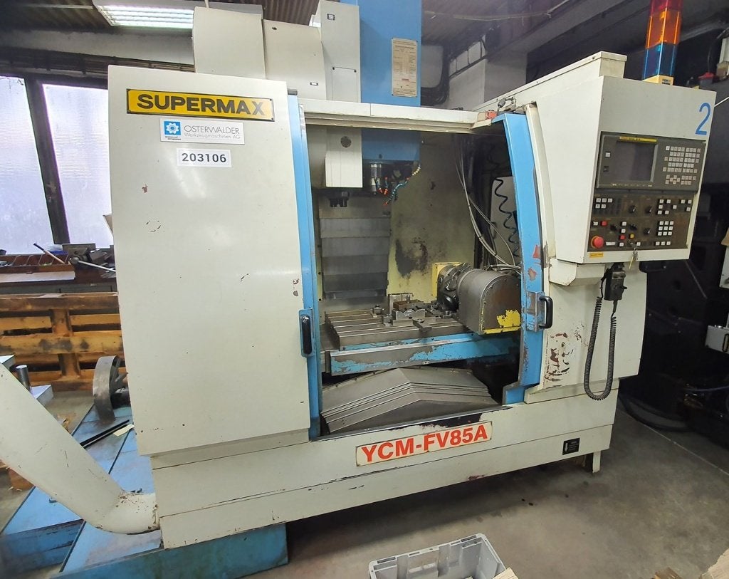 Machining center (vertical) SUPERMAX YCM-FV 85 A, Ophalen, Gebruikt, Metaal, Machine