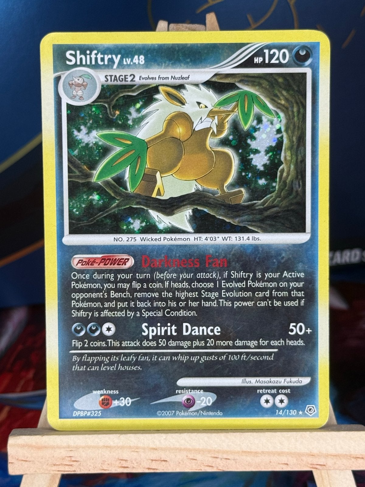 Shiftry #14 | Pokemon Diamond & Pearl, Ophalen of Verzenden, Gebruikt, Losse kaart